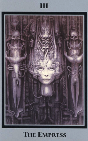 Illustration for article titled H.R. Giger Tarot cards always predict an unsettling future